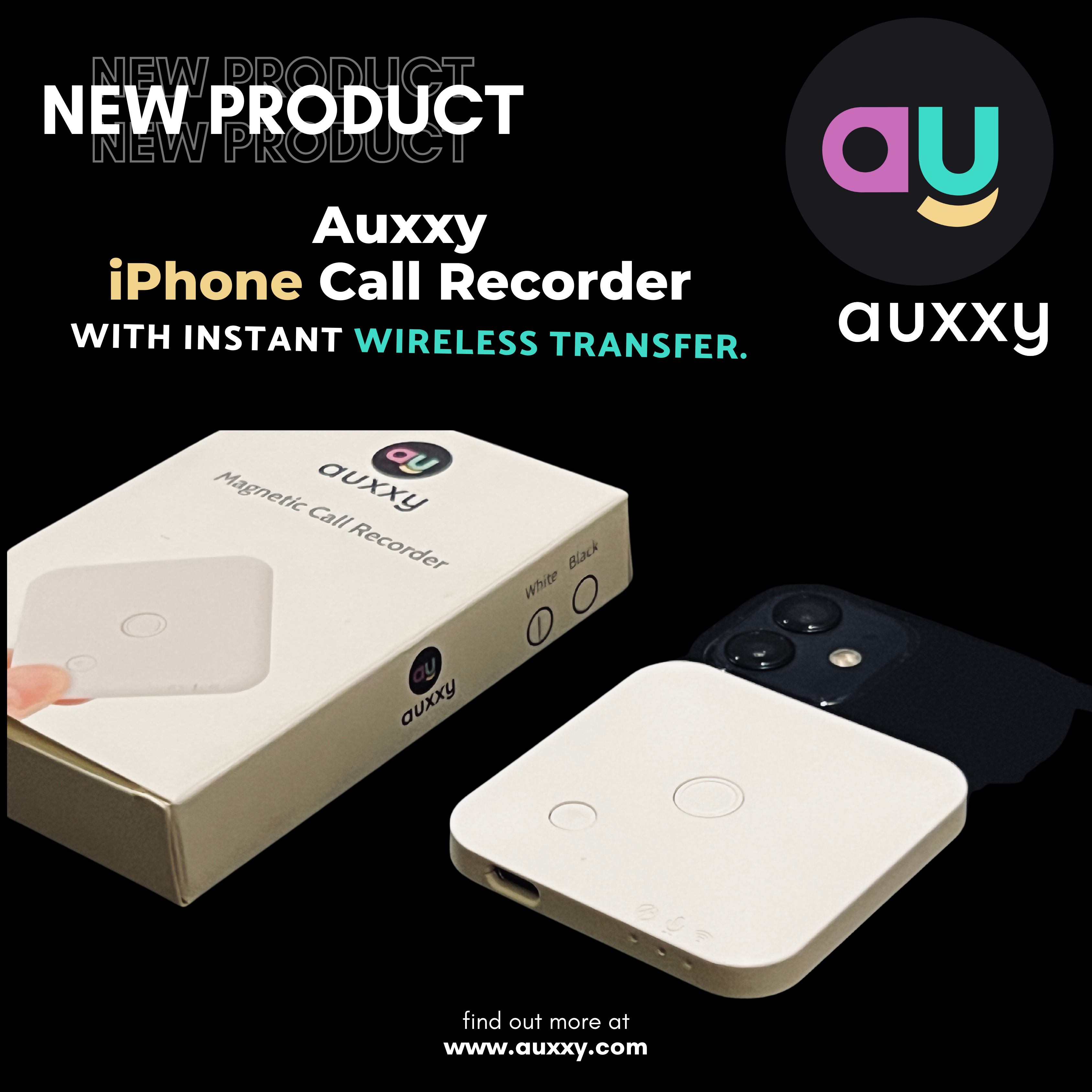 Auxxy Magnetic Call Recorder